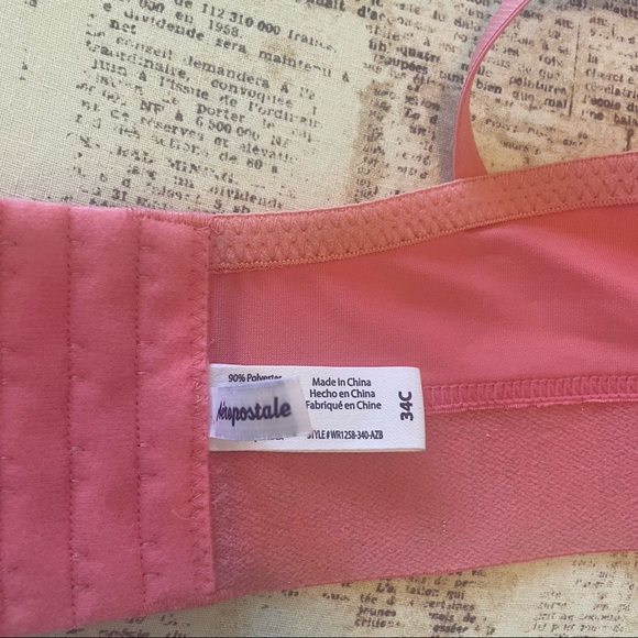Aeropostal beautiful pink bra great condition size 34C - Picture 4 of 4